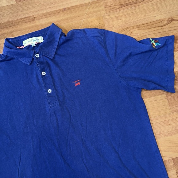 Bald Head Blues Polo Shirt Golf Resort Logo Performance Pima Cotton Prep Coastal - Picture 2 of 9